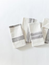 Aden Napkins, Natural / Grey - set of 4