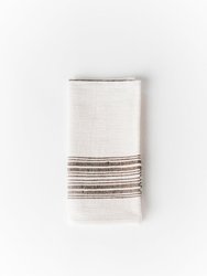 Aden Napkins, Natural / Grey - set of 4 - Natural / Grey