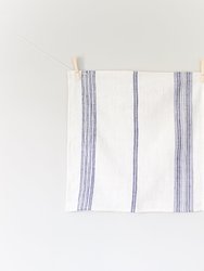 Aden Napkins, Natural / Navy - set of 4