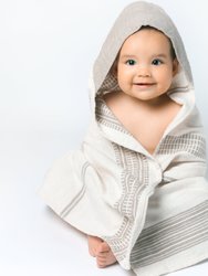 Baby Hooded Towel - Stone