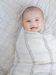 Baby Swaddle Blanket - Stone
