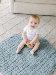 Quilted Play Mat - Denim