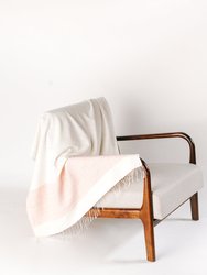 Riviera Throw Blanket - Blush