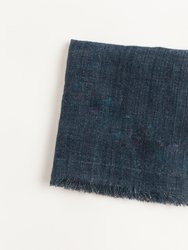 Stone Washed Linen Cocktail Napkin - Navy- Set of 6