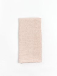 Stone Washed Linen Napkins, Blush - Set Of 4