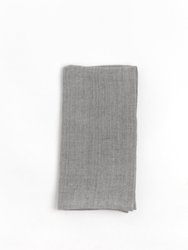 Stone Washed Linen Napkins, Oyster - set of 4 - Oyster
