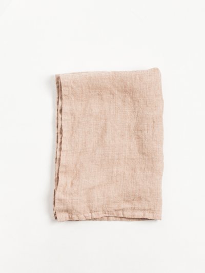 Creative Women Stone Washed Linen Tea Towel - Blush product