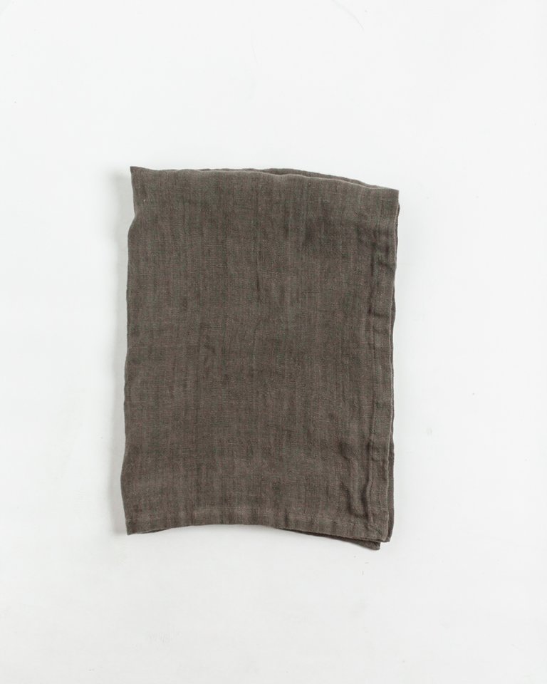 Stone Washed Linen Tea Towel - Blush - Iron Ore