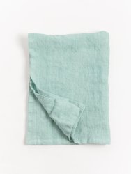 Stone Washed Linen Tea Towel - Blush - Ocean Spray