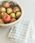 Stone Washed Linen Tea Towel - Windowpane