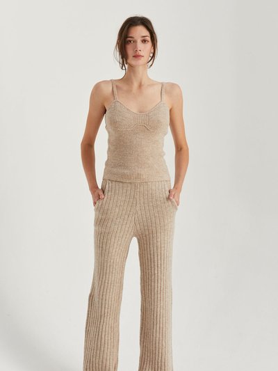 Crescent Amber Ribbed Sweater Pants product