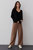 Amber Tencel Utility Pants - Brown