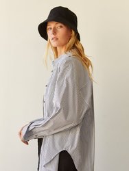 Annie Pinstripe Oversized Shirt