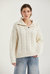 Anya Shawl Sweater - Cream