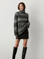 Ariana Multi Colored Sweater - Grey