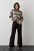 Ariana Multi Colored Sweater - Brown