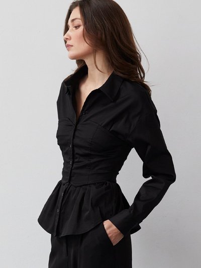 Crescent Bailey Corset Button Up Shirt product