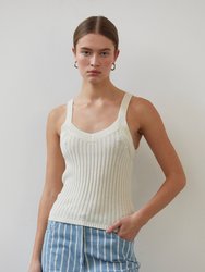 Bria Knit Top - Off White