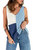 Color Block Knit Tank In Blue Multi - Blue Multi