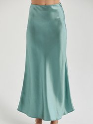 Davina Satin Maxi Skirt