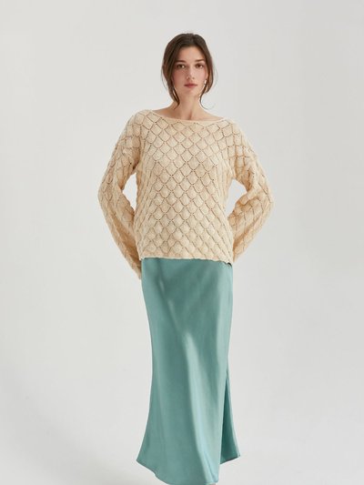 Crescent Davina Satin Maxi Skirt product