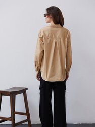 Devon Poplin Oversized Shirt