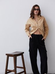 Devon Poplin Oversized Shirt