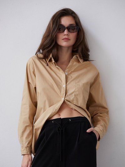 Crescent Devon Poplin Oversized Shirt product