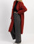 Eliza Brick Brushed Wool Coat