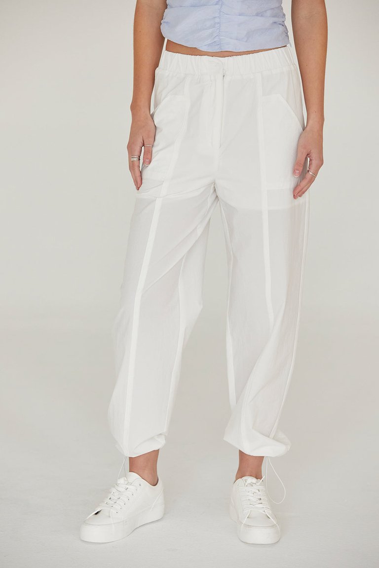 Ellen Parachute Pants - Off White