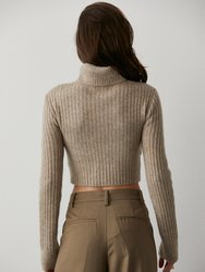 Emery Criss-Cross Crop Sweater