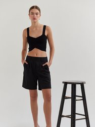 Erin Bermuda Shorts - Black