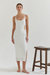 Fabi Knit Dress - White