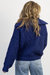 Franco Half Zip Sweater - Cobalt Blue