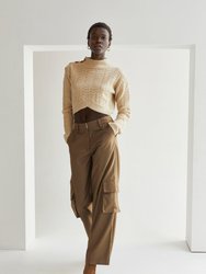 Gwen Cargo Trousers - Brown