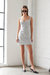 Hailey Pinstripe Mini Dress