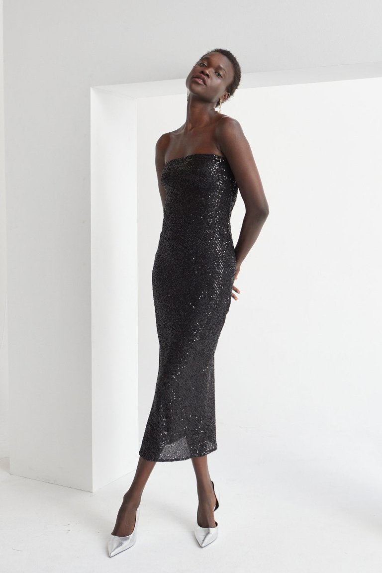 Helen Sequins Tube Dress