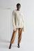 Isabel Mock Neck Sweater - Cream