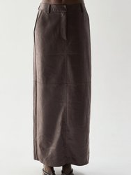 Jade Column Maxi Skirt