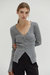 Jamie Front Twist Knit Top