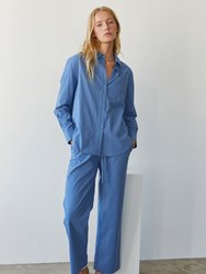 Jia Shirt Set - Blue