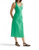 Julia Tie Back Midi Dress In Green