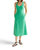 Julia Tie Back Midi Dress In Green