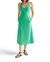 Julia Tie Back Midi Dress In Green