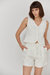 Juliet Linen Vest - White