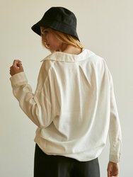 Kammy Linen-Blend Blouse