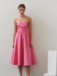 Kate Midi Dress - Pink