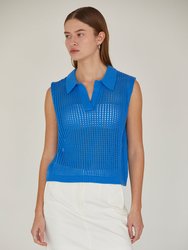 Kennedy Knit Top - Blue