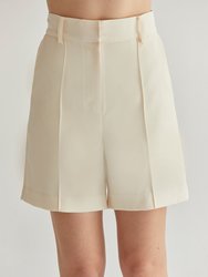 Kira Short Trousers - Cream