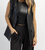 Laci Leather Halter Crop And Vest Set